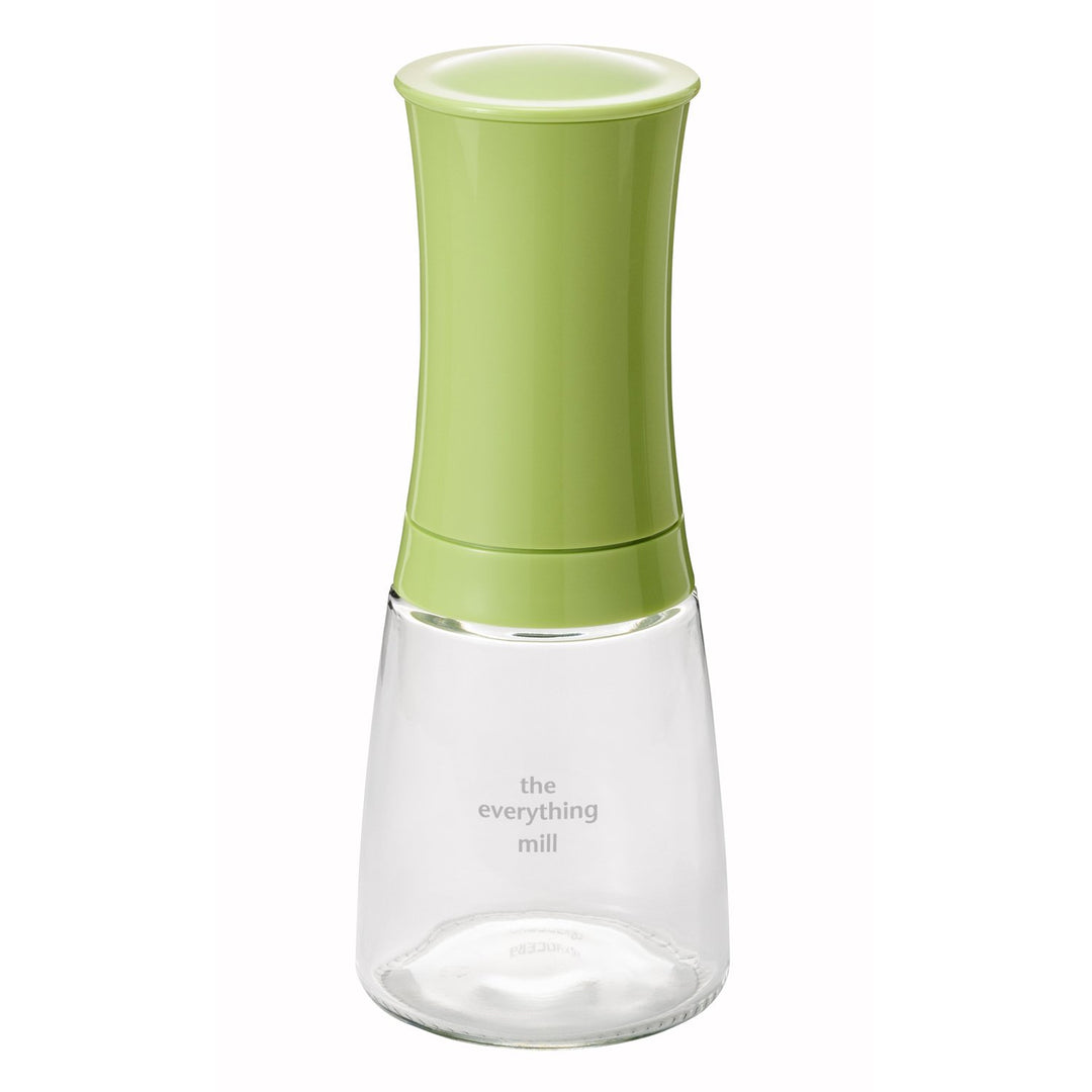 Ceramic Mill for herbs and spices, green