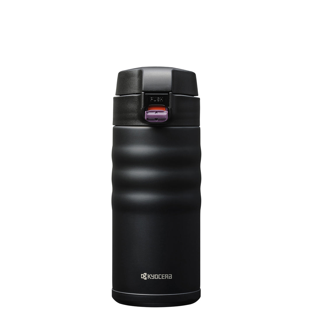 FLIP TOP - Travel Mug, steel (500 ml), stainless steel/ceramic, height: 21 cm