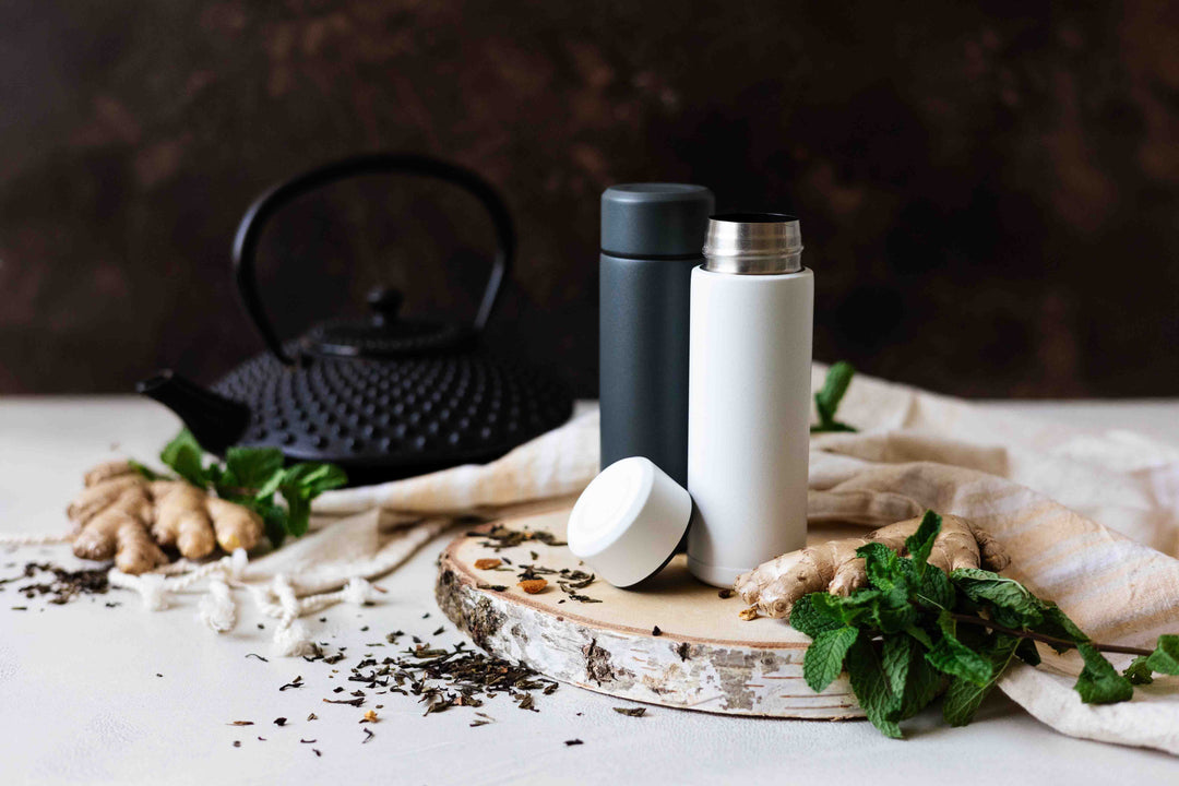 Slim Mug Thermoflasche, 180 ml, weiß