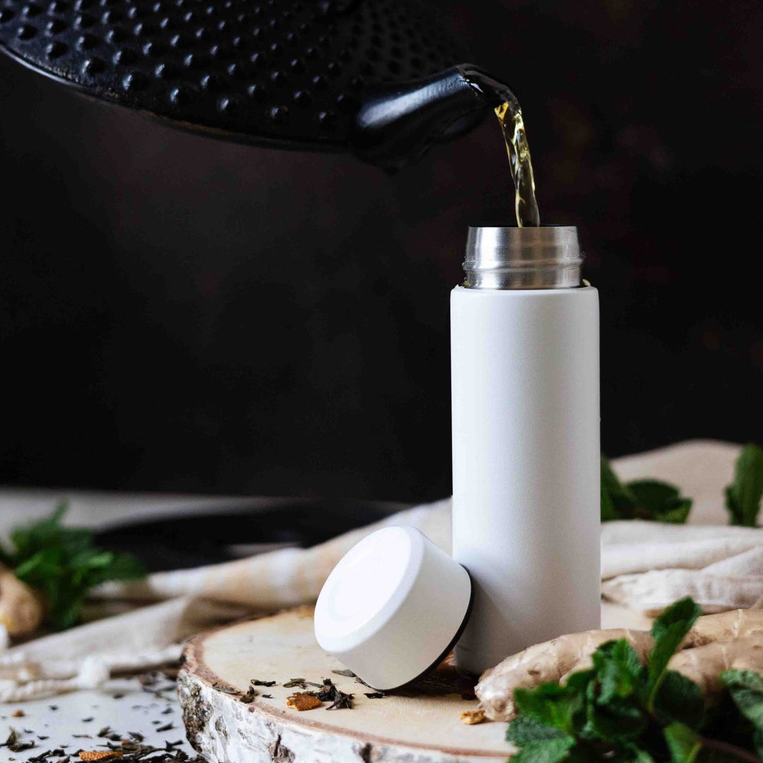 Slim Mug Thermoflasche, 180 ml, weiß