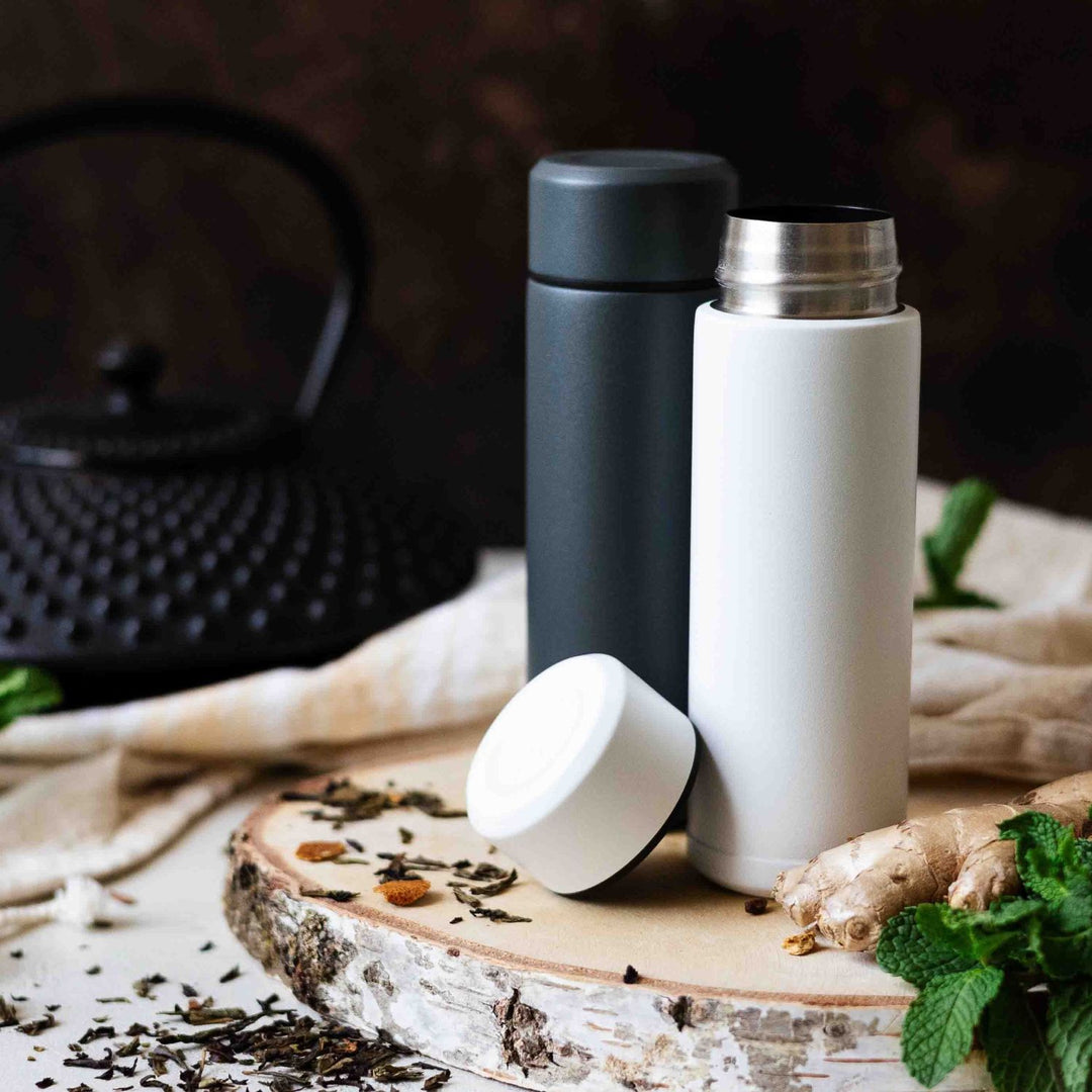 KYOCERA | Isolierflasche, SLIM MUG, grau