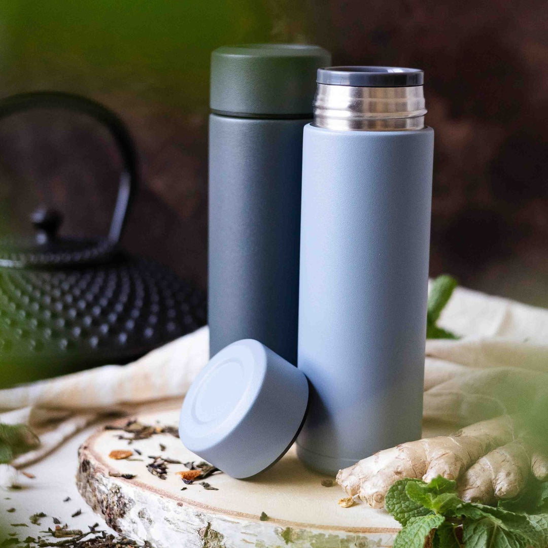 Slim Mug Thermoflasche, 300 ml, rauchblau