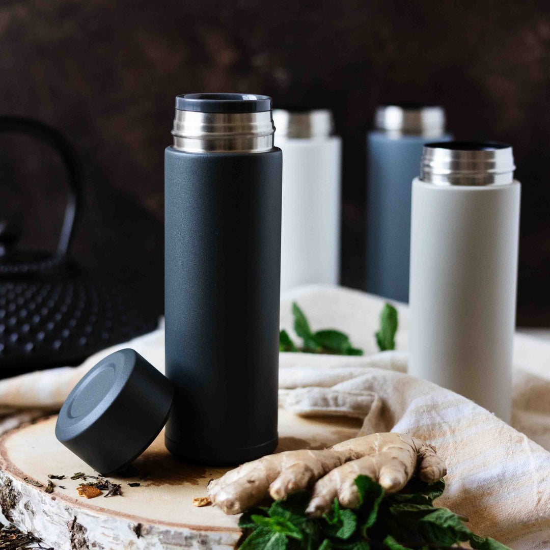 Slim Mug Thermoflasche, 300 ml, rauchblau