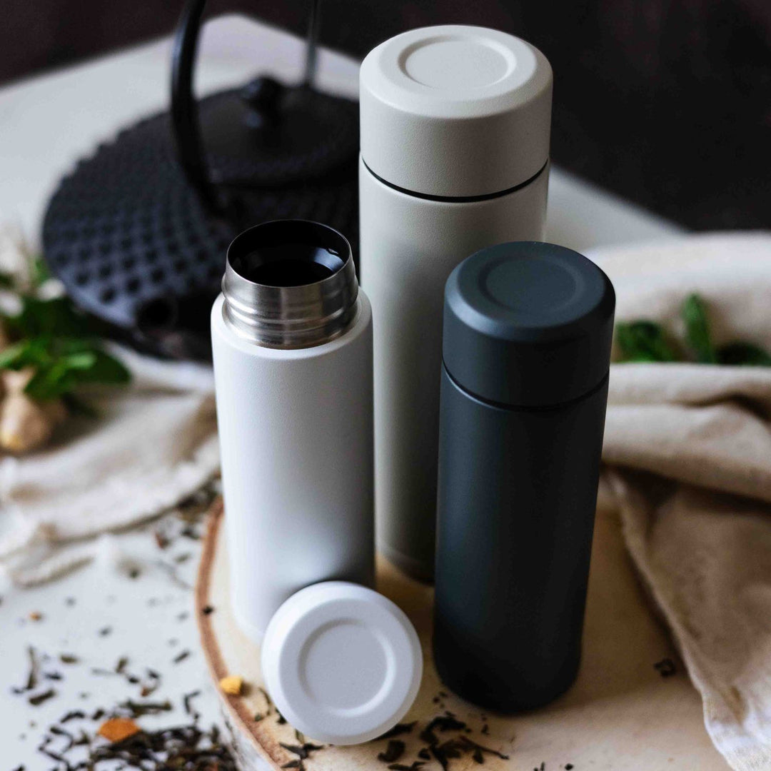 Slim Mug Thermoflasche, 300 ml, sandbeige