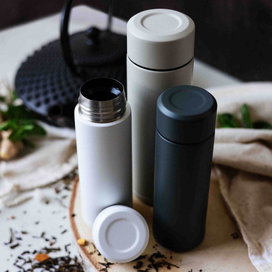Slim Mug Thermoflasche, 300 ml, sandbeige