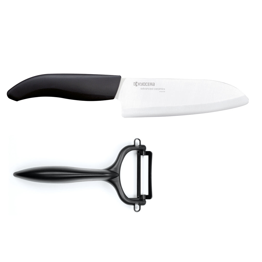 KYOCERA | Keramik-Santokumesser mit Schäler, CUT & PEEL