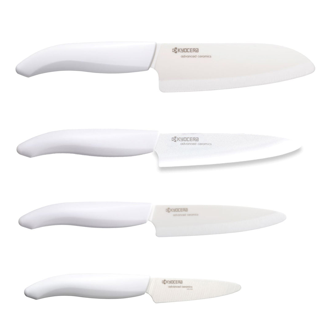 KYOCERA | Messerblock inkl. 4 GEN WHITE Messer, BAMBUS