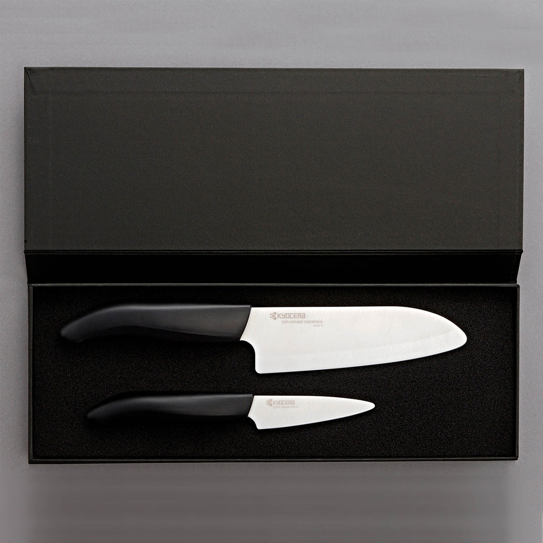 Geschenkset: GEN Schäl- und Santoku-Keramikmesser