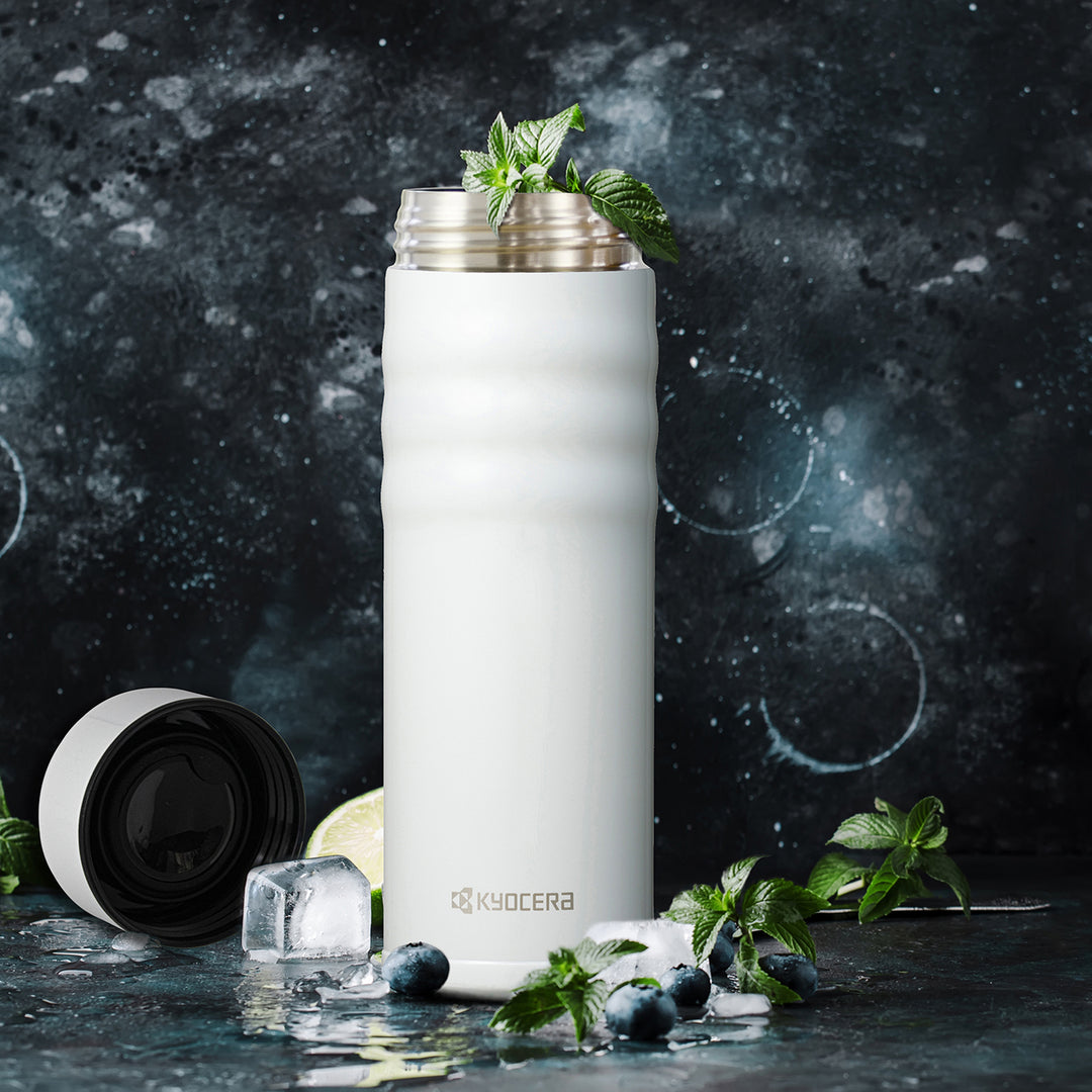 Slim Mug Thermoflasche, 500 ml, weiß