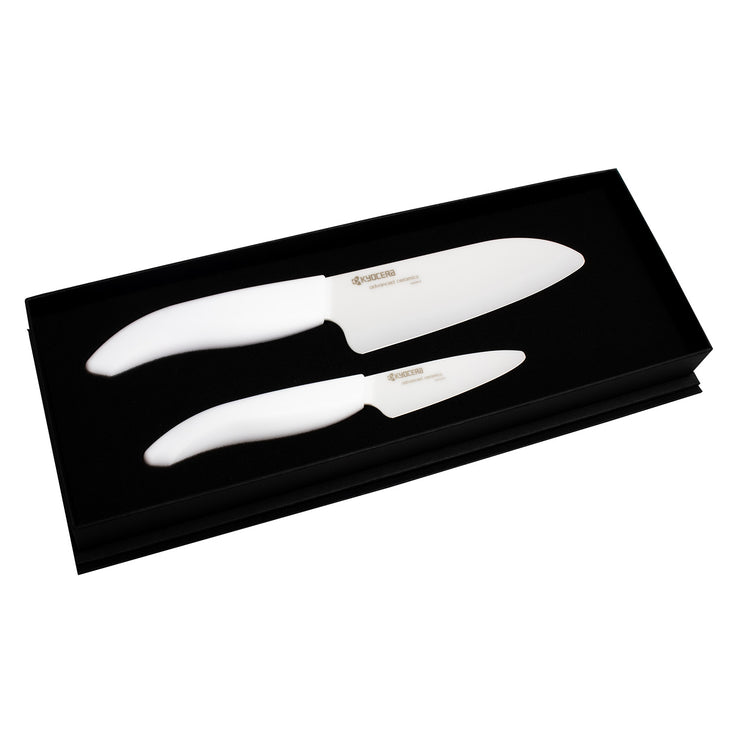 GEN - Geschenkset: Schäl- und Santoku-Messer, weiß