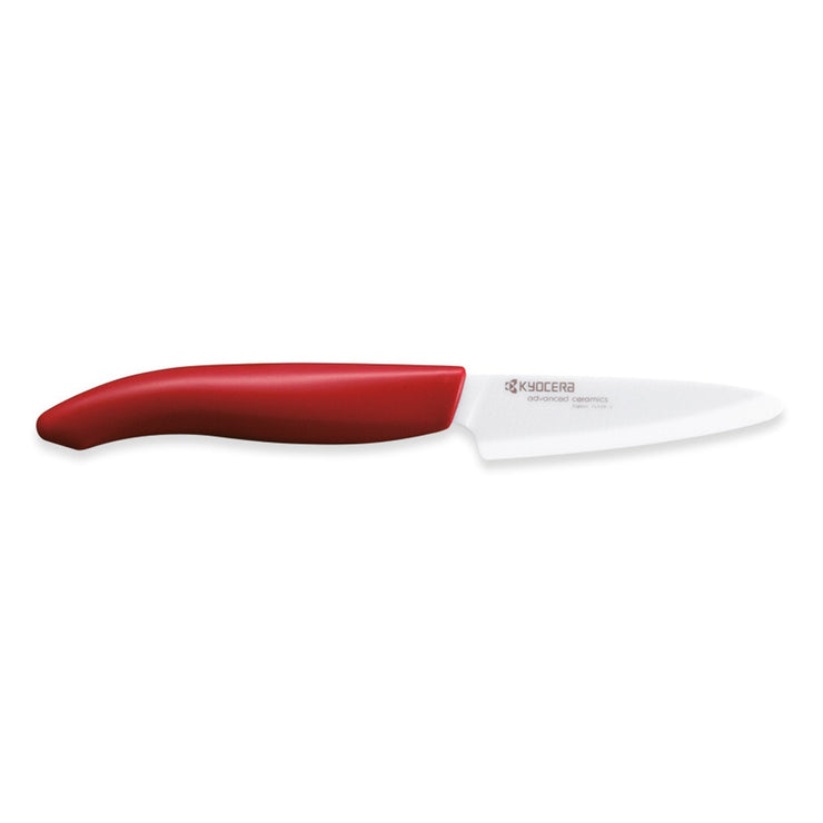 GEN COLOR Paring Knife, red, ceramic-blade length: 7.5 cm