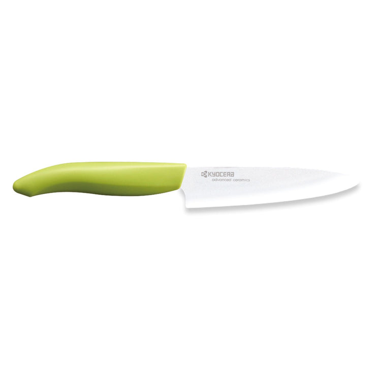GEN COLOR Slicing Knife, green, ceramic-blade length: 13 cm