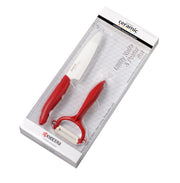 KYOCERA | GEN GREEN Starter Set: Paring knife with peeler, red
