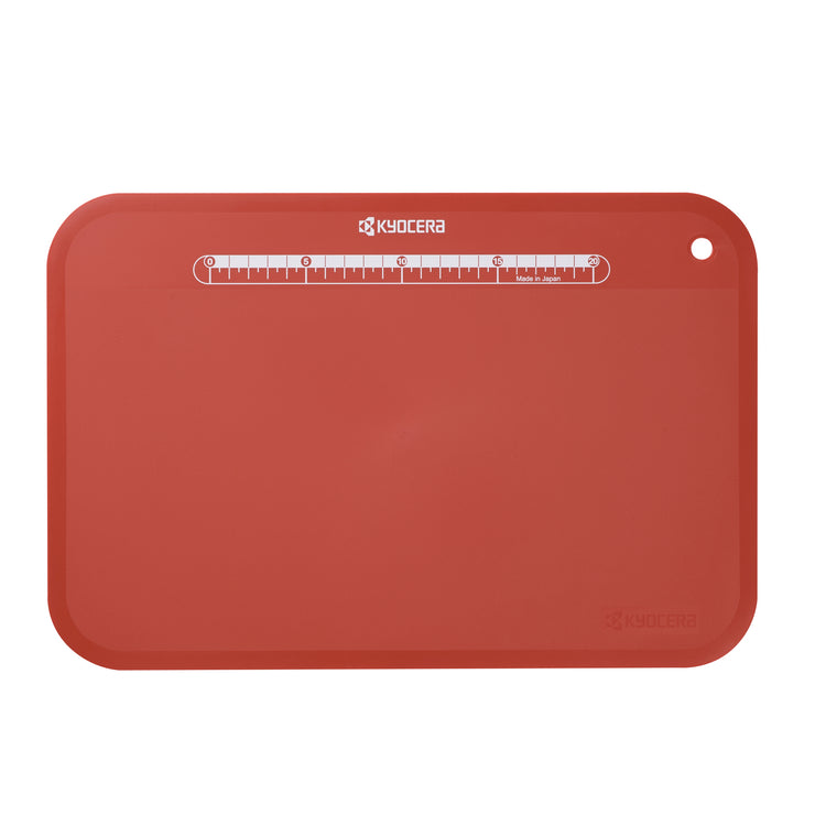 Cutting Board, red, flexible, plastic, dimensions: 37 x 25 cm