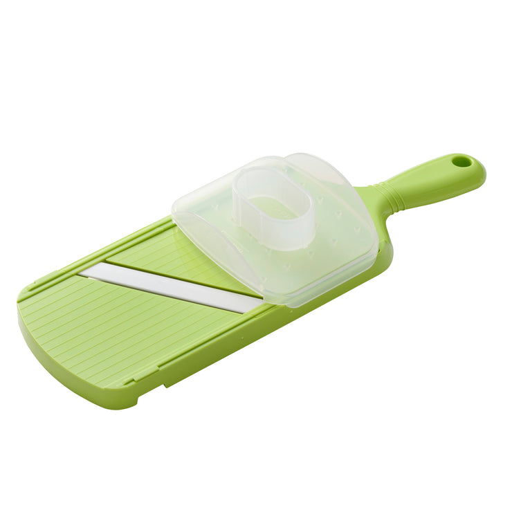 Mandoline Slicer, 4 adjustable sizes, green