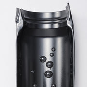 FLIP TOP - Travel Mug, steel (350 ml), stainless steel/ceramic, height: 16.5 cm