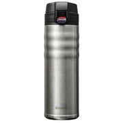 FLIP TOP - Travel Mug, black (500 ml), stainless steel/ceramic, height: 21 cm