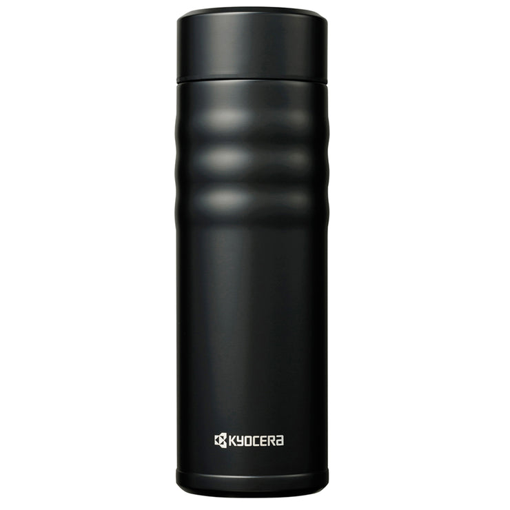 TWIST TOP - Travel Mug, black (500 ml), stainless steel/ceramic, height: 21 cm