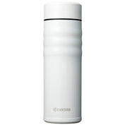 TWIST TOP - Travel Mug, white (500 ml), stainless steel/ceramic, height: 21 cm