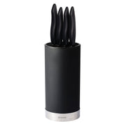 Round soft touch knife block including 4 SHIN knives